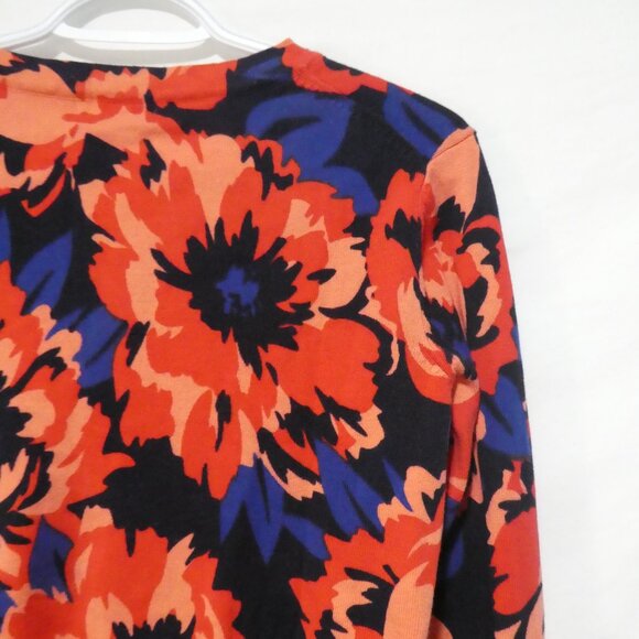 TOMMY HILFIGER | medium | Vibrant Floral Pattern Lightweight Cardigan - Picture 12 of 15